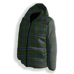 ScotsTee Shop Scottish Ogilvie Hunting 1 Premium Tartan Down Jacket Winter White Duck Down Plaid