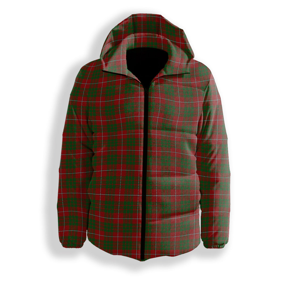 ScotsTee Shop Scottish MacGregor of Balquidder Premium Tartan Down Jacket Winter White Duck Down Plaid