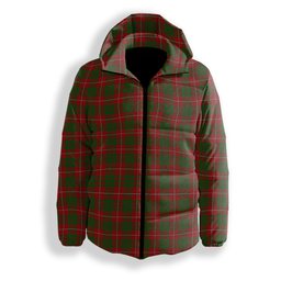 ScotsTee Shop Scottish MacGregor of Balquidder Premium Tartan Down Jacket Winter White Duck Down Plaid