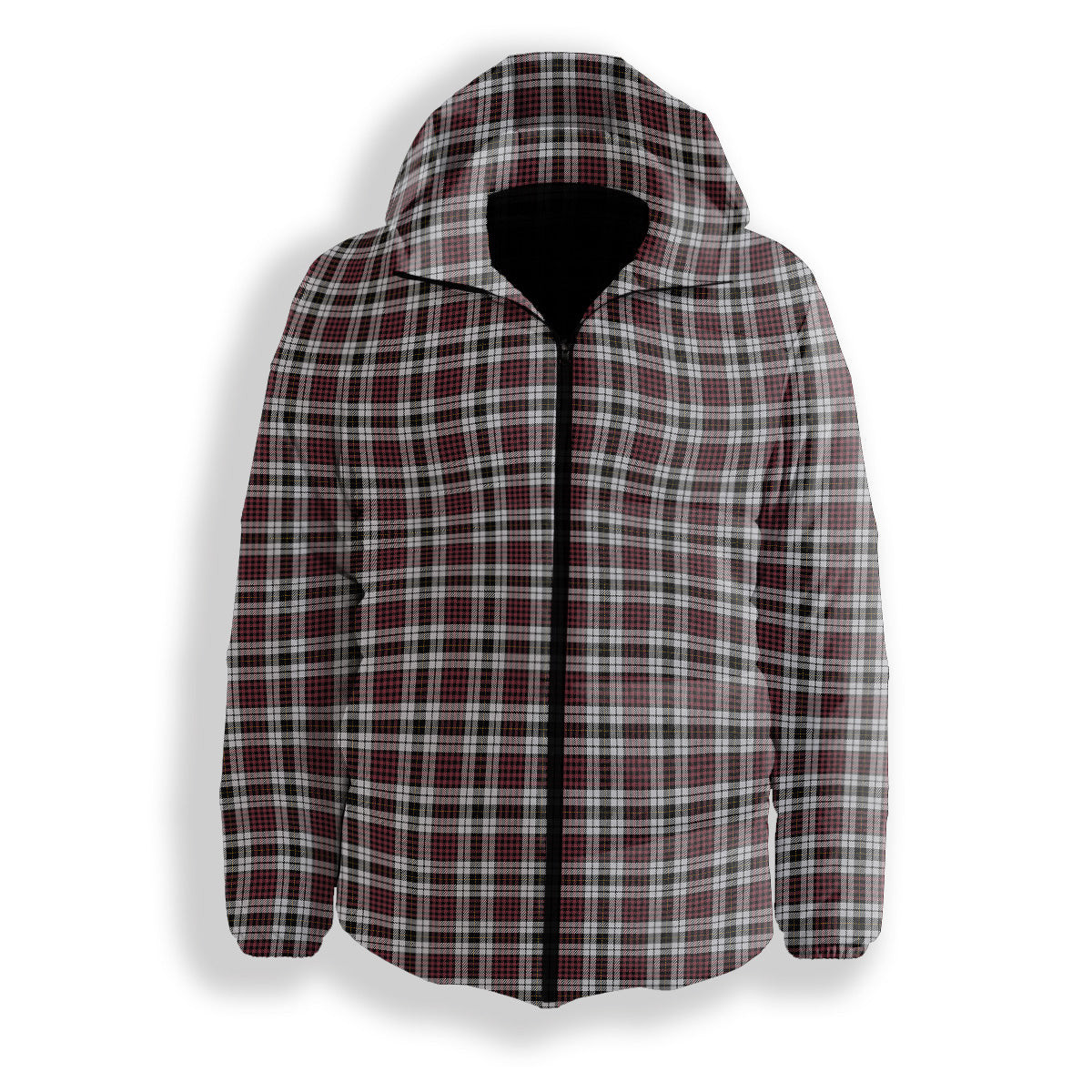 ScotsTee Shop Scottish Little Dress Ancient Premium Tartan Down Jacket Winter White Duck Down Plaid
