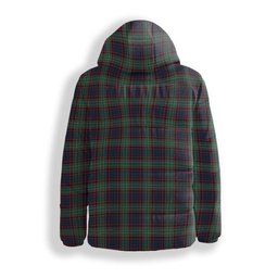 ScotsTee Shop Scottish McNicol Hunting Modern Premium Tartan Down Jacket Winter White Duck Down Plaid