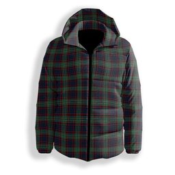 ScotsTee Shop Scottish McNicol Hunting Modern Premium Tartan Down Jacket Winter White Duck Down Plaid