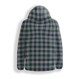 ScotsTee Shop Scottish Lindsay Dress Premium Tartan Down Jacket Winter White Duck Down Plaid
