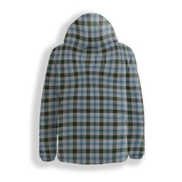 ScotsTee Shop Scottish Henderson Dress 1 Premium Tartan Down Jacket Winter White Duck Down Plaid