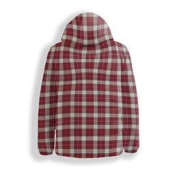 ScotsTee Shop Scottish McFie Dress Modern Premium Tartan Down Jacket Winter White Duck Down Plaid