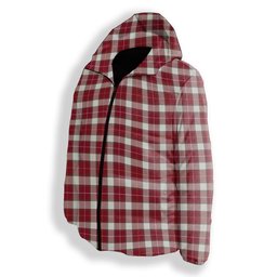 ScotsTee Shop Scottish McFie Dress Modern Premium Tartan Down Jacket Winter White Duck Down Plaid
