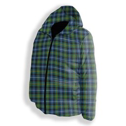 ScotsTee Shop Scottish MacNeill Of Barra Ancient Premium Tartan Down Jacket Winter White Duck Down Plaid