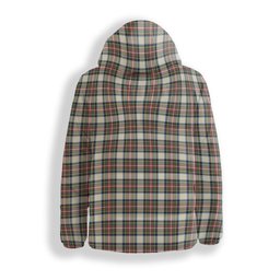 ScotsTee Shop Scottish Stewart Dress Ancient SC Premium Tartan Down Jacket Winter White Duck Down Plaid