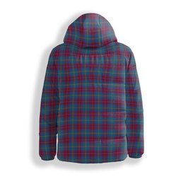 ScotsTee Shop Scottish Yarns to Yearn For Premium Tartan Down Jacket Winter White Duck Down Plaid