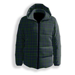 ScotsTee Shop Scottish Graham of Montrose 3 Premium Tartan Down Jacket Winter White Duck Down Plaid