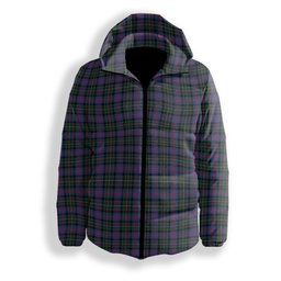 ScotsTee Shop Scottish MacCallum of Berwick Modern Premium Tartan Down Jacket Winter White Duck Down Plaid