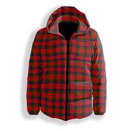 ScotsTee Shop Scottish MacNeacail of Scorrybreac Premium Tartan Down Jacket Winter White Duck Down Plaid