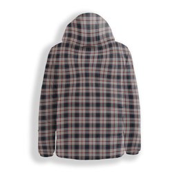 ScotsTee Shop Scottish Merrilees Dress Dance Premium Tartan Down Jacket Winter White Duck Down Plaid