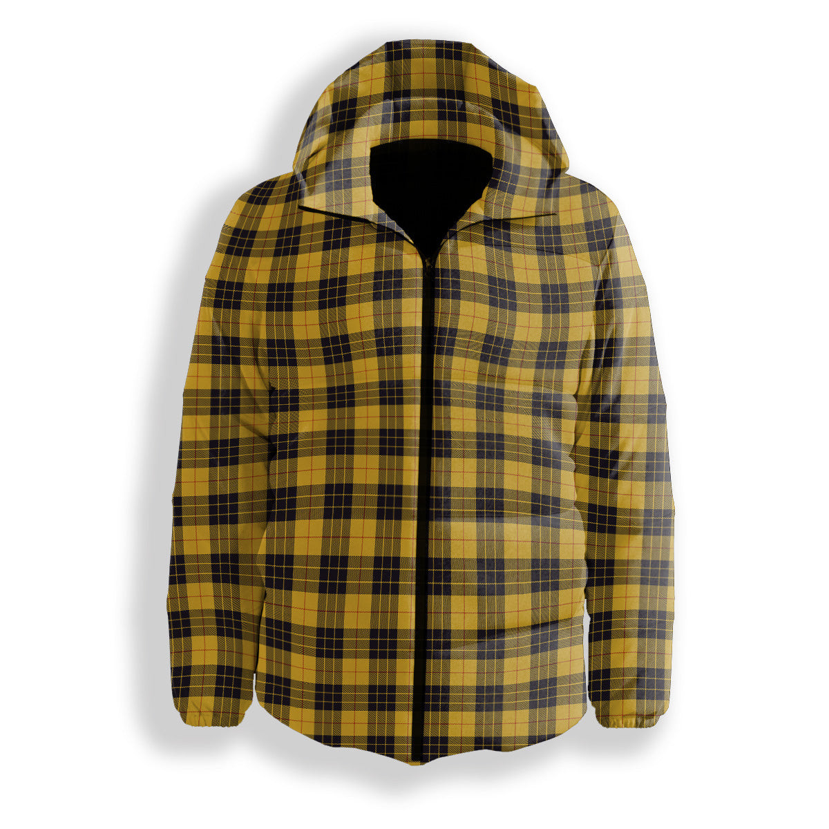 ScotsTee Shop Scottish MacLeod of Lewis Ancient SC Premium Tartan Down Jacket Winter White Duck Down Plaid