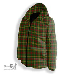 ScotsTee Shop Scottish MacMillan Society of Glasgow Premium Tartan Down Jacket Winter White Duck Down Plaid
