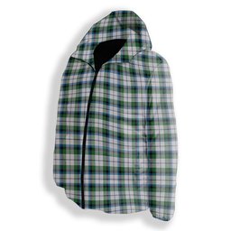 ScotsTee Shop Scottish McNaughton Dress Ancient Premium Tartan Down Jacket Winter White Duck Down Plaid