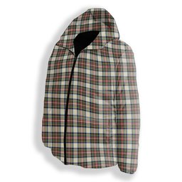 ScotsTee Shop Scottish Stewart Dress Modern SC Premium Tartan Down Jacket Winter White Duck Down Plaid
