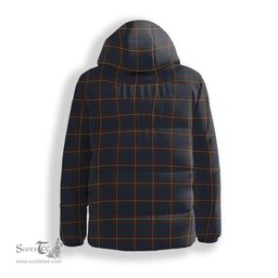 ScotsTee Shop Scottish MacLaine of Lochbuie Hunting Premium Tartan Down Jacket Winter White Duck Down Plaid