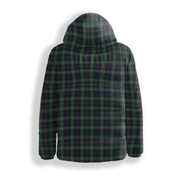 ScotsTee Shop Scottish MacLeod of Skye Modern Premium Tartan Down Jacket Winter White Duck Down Plaid