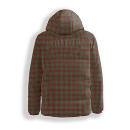 ScotsTee Shop Scottish MacDonald of Kingsburgh Premium Tartan Down Jacket Winter White Duck Down Plaid