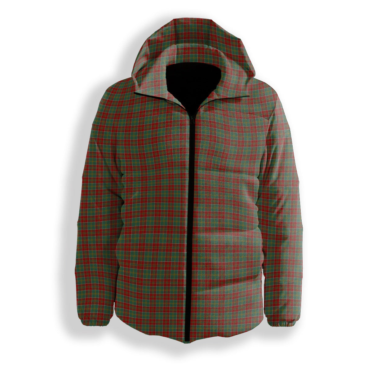 ScotsTee Shop Scottish MacDonald of Kingsburgh Premium Tartan Down Jacket Winter White Duck Down Plaid