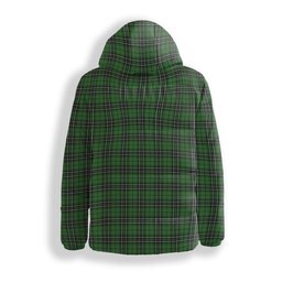 ScotsTee Shop Scottish McLean of Duart Hunting Ancient Premium Tartan Down Jacket Winter White Duck Down Plaid