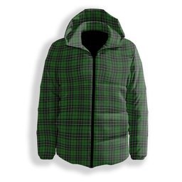 ScotsTee Shop Scottish McLean of Duart Hunting Ancient Premium Tartan Down Jacket Winter White Duck Down Plaid