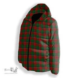 ScotsTee Shop Scottish Turnbull Dress Premium Tartan Down Jacket Winter White Duck Down Plaid