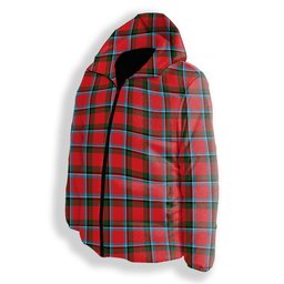 ScotsTee Shop Scottish Sinclair Modern Premium Tartan Down Jacket Winter White Duck Down Plaid
