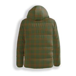 ScotsTee Shop Scottish McAlister of Glenbarr Hunting Modern Premium Tartan Down Jacket Winter White Duck Down Plaid