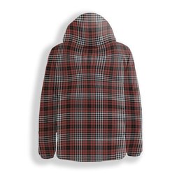 ScotsTee Shop Scottish Little of Morton Rigg Ancient Premium Tartan Down Jacket Winter White Duck Down Plaid