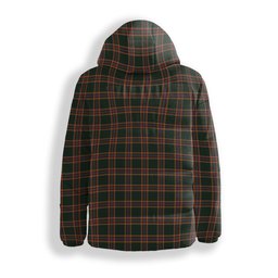 ScotsTee Shop Scottish Moran Family Ubique Premium Tartan Down Jacket Winter White Duck Down Plaid