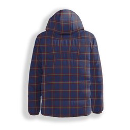 ScotsTee Shop Scottish MacLaine of Lochbuie Premium Tartan Down Jacket Winter White Duck Down Plaid
