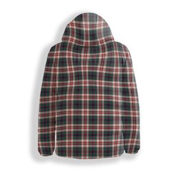 ScotsTee Shop Scottish Robertson Dress Modern Premium Tartan Down Jacket Winter White Duck Down Plaid