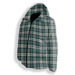ScotsTee Shop Scottish MacLeod Of Californian Ancient Premium Tartan Down Jacket Winter White Duck Down Plaid