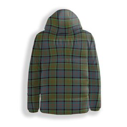 ScotsTee Shop Scottish McDonald of Clan Ranald Ancient Premium Tartan Down Jacket Winter White Duck Down Plaid