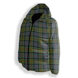 ScotsTee Shop Scottish McDonald of Clan Ranald Ancient Premium Tartan Down Jacket Winter White Duck Down Plaid