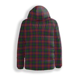 ScotsTee Shop Scottish Rattray of Lude Premium Tartan Down Jacket Winter White Duck Down Plaid