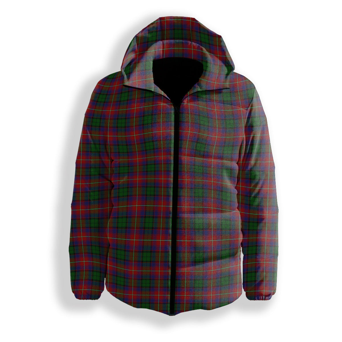 ScotsTee Shop Scottish Rattray of Lude Premium Tartan Down Jacket Winter White Duck Down Plaid