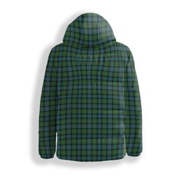 ScotsTee Shop Scottish MacLeod of Skye Ancient Premium Tartan Down Jacket Winter White Duck Down Plaid