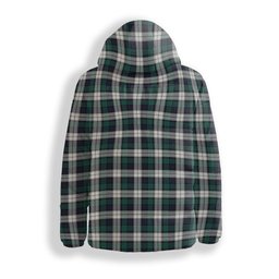 ScotsTee Shop Scottish Graham Dress Modern Premium Tartan Down Jacket Winter White Duck Down Plaid