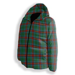 ScotsTee Shop Scottish Jardine Dress Ancient Premium Tartan Down Jacket Winter White Duck Down Plaid