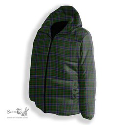 ScotsTee Shop Scottish Ogilvie of Inverarity Wilsons_ Premium Tartan Down Jacket Winter White Duck Down Plaid