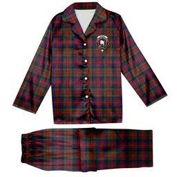 ScotsTee Shop Scottish Tennant SC Crest Tartan Pajama Satin Velvet Flannel Pajama Set