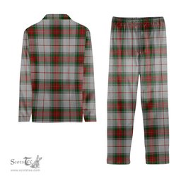 ScotsTee Shop Scottish Stewart Royal VS Crest Tartan Pajama Satin Velvet Flannel Pajama Set