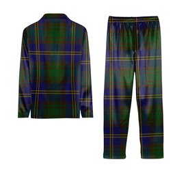 ScotsTee Shop Scottish Strange of Balkaskie Crest Tartan Pajama Satin Velvet Flannel Pajama Set