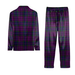 ScotsTee Shop Scottish Wardlaw Crest Tartan Pajama Satin Velvet Flannel Pajama Set
