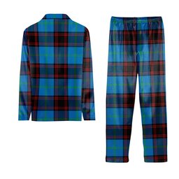 ScotsTee Shop Scottish Wedderburn Ancient Crest Tartan Pajama Satin Velvet Flannel Pajama Set