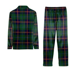 ScotsTee Shop Scottish Young Crest Tartan Pajama Satin Velvet Flannel Pajama Set