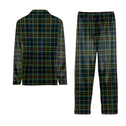 ScotsTee Shop Scottish Young Enterprise Scotland Crest Tartan Pajama Satin Velvet Flannel Pajama Set